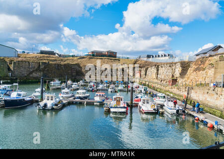 Seaham Marina, Porto, Cleveland, County Durham, England, Regno Unito Foto Stock