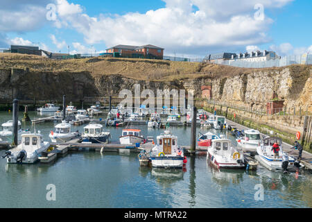 Seaham Marina, Porto, Cleveland, County Durham, England, Regno Unito Foto Stock