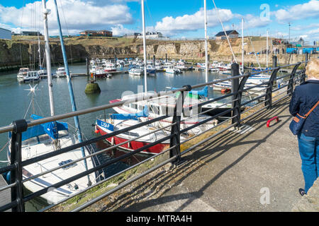 Seaham Marina, Porto, Cleveland, County Durham, England, Regno Unito Foto Stock