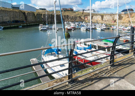 Seaham Marina, Porto, Cleveland, County Durham, England, Regno Unito Foto Stock