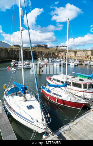 Seaham Marina, Porto, Cleveland, County Durham, England, Regno Unito Foto Stock