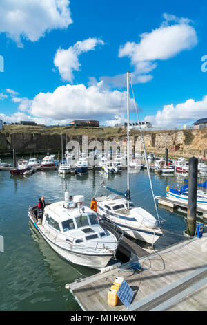 Seaham Marina, Porto, Cleveland, County Durham, England, Regno Unito Foto Stock