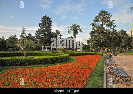 Giardino in stile Giapponese al Miracle Park, Batumi, Georgia Foto Stock