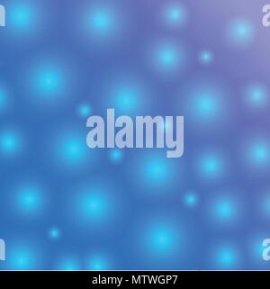 Le molecole di blu a gradiente dello sfondo astratto illustrazione, medico o background scientifico per banner o flyer, illustrazione vettoriale. Illustrazione Vettoriale