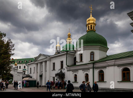 Chiesa dell'Esaltazione della croce, Pechersk Lavra complesso del convento, Kiev, Ucraina Foto Stock