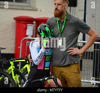 Salisbury, Wiltshire, Regno Unito. Il 31 maggio 2018. 2018 OVO Energy Tour serie Grand Final. Credito: JWO/Alamy Live News Foto Stock