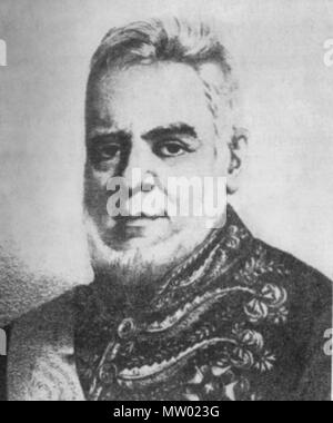 . Português: O político brasileiro Nicolau Vergueiro (1778-1859). circa 1850. Sconosciuto 551 Senador Vergueiro Foto Stock