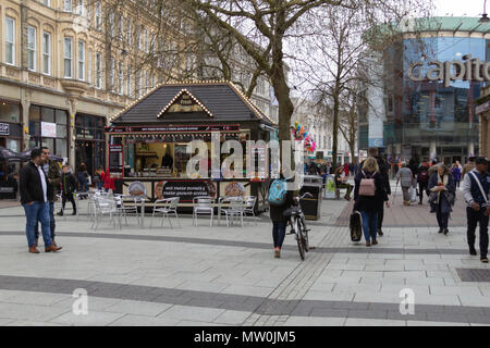 Cardiff, Shopping Center, Capitol. Foto Stock