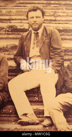 . Inglese: Capitaine de fregate Ernest Doudard de Lagree Angkor Vat 1866 . 1866. Emile Gsell (1838 - 1879) 111 Capitaine de fregate Ernest Doudard de Lagree Angkor Vat 1866 Foto Stock