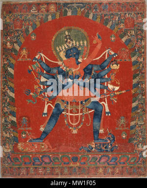 . Inglese: la Divinità buddiste Chakrasamvara e Vajravarahi xv secolo. LACMA . 27 giugno 2013, 11:47:40. 593 anonimi la Divinità buddiste Chakrasamvara e Vajravarahi xv secolo. LACMA Foto Stock