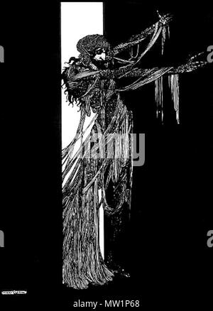 . Français : IIlustration pour la scivolo de la maison Usher . Il 5 settembre 2012, 12:52:17. Harry Clarke (1889-1931) 595 la caduta della casa di Usher Foto Stock