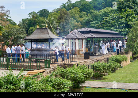 Royal Palace Gardens, Kandy, Sri Lanka Foto Stock