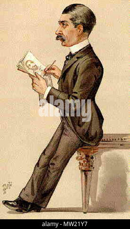 . Inglese: Caricatura di Leslie Ward. Leggere la didascalia "PY". . 23 Novembre 1889 642 Leslie Ward Vanity Fair 23 Novembre 1889 Foto Stock