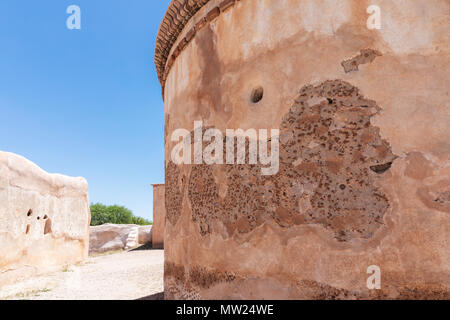 Cappella mortuaria presso la missione di San José de Tumacácori, Arizona Foto Stock