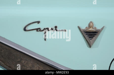 1955 Lincoln Capri classic American automobile berlina Foto Stock