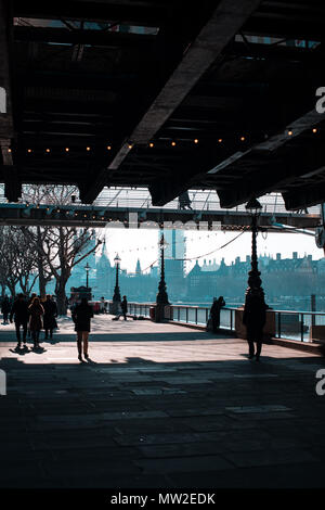 South Bank di Londra Foto Stock