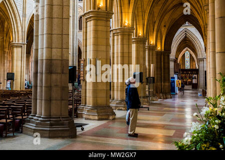 L'interno di Truro Cathedral in Cornovaglia. Foto Stock