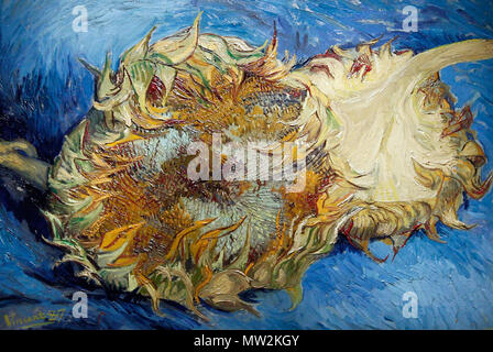 . Girasoli . Inglese: Vincent Van Gogh del dipinto "unflowers', 1887 . 1887. Vincent Van Gogh 634 Vincent Van Gogh del dipinto "unflowers', 1887 Foto Stock