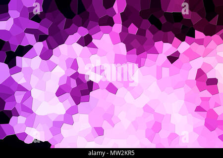 Abstract background moderno con disegno geometrico da varie rosa e bianco di poligoni e triangoli Foto Stock