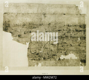 665 Άποψη τμήματος της Βοσπόριας Άκρας με το πάρκο του Γκιούλ χανέ - Lorck Melchior - 1559 Foto Stock