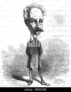 . Français : Caricatura d'Achille Baraguey d'Hilliers, par Cham. 1850. Cham (Amédée de Noé) 25 Achille Baraguey d'Hilliers par Cham Foto Stock
