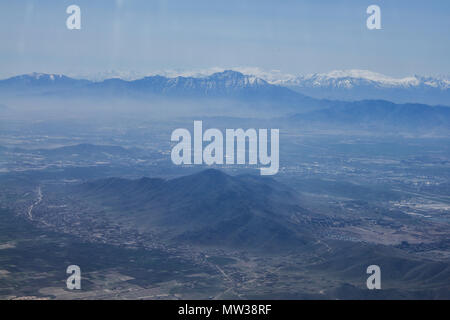 Montagna e città, Kabul Afghanistan Foto Stock