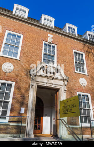 Inghilterra, London, Bloomsbury, Brunswick Square, il Foundling Museum Foto Stock