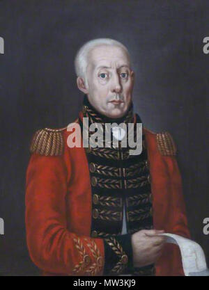 . Inglese: Lt. Il generale Sir Hugh Lyle Carmichael (1764-1813) . 31 Agosto 2012 06:36:48. sconosciuto, circa 1809 114 Sir Hugh Lyle Carmichael Foto Stock