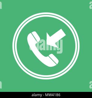 Pulsante verde Icona sfondo vettoriale, JPG, JPEG, EPS Logo design Whatsap Download Illustrazione Vettoriale