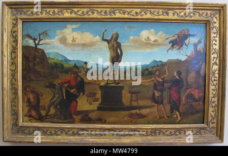 . Il mito di Prometeo . Piero di Cosimo, il mito di Prometeo . 1510/20 ; 2011-07-13 13:28:50. sailko 482 di Piero di Cosimo, il mito di Prometeo 01 Foto Stock