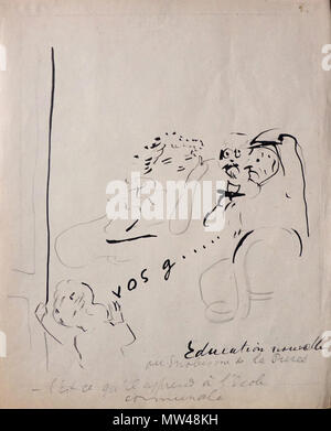 . Français : Chas-Laborde - Vos g... (Dessin) . Il 22 ottobre 2011. Scansione 2D di lavoro PD 125 Chas-Laborde - Vos g... (Dessin) Foto Stock