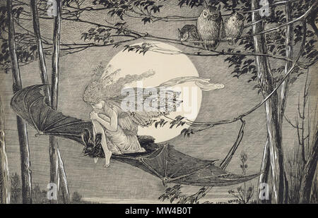 . Inglese: Ariel, da Luigi Rhaed. Fine del XIX secolo o inizio del XX secolo. Louis Rhead (1857-1926) nomi alternativi Louis Rhead Giovanni Descrizione illustratore angloamericano Data di nascita e morte 6 Novembre 1857 29 Luglio 1926 Luogo di nascita e morte Etruria, Staffordshire, Inghilterra Amityville, Long Island, New York, Stati Uniti competente controllo : Q1866386 VIAF: 2853885 ISNI: 0000 0000 8351 0807 ULAN: 500008825 LCCN: N85121406 NLA: 35449814 WorldCat 519 Rhead Ariel Foto Stock