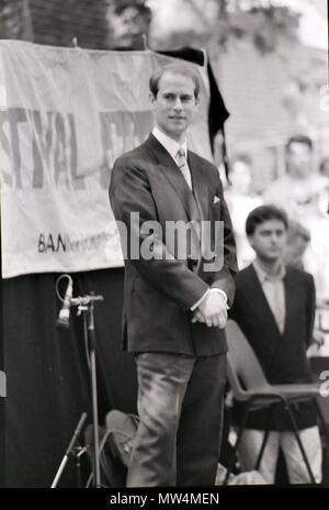 Edward , Earl del Wessex , Soho Festival 1996 Foto Stock