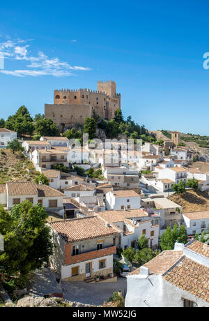 Spagna, Andalusia provincia di Almeria, Velez Blanco Città, Marques de Los Velez Castle Foto Stock