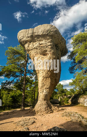 Spagna, Cuenca City, vicino alla città di Cuenca,La Città Incantata, parco geologico Foto Stock
