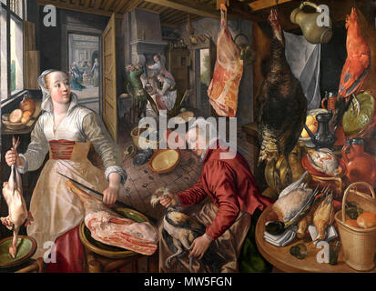 . Inglese: i quattro elementi da Joachim Beuckelaer - Incendio . 11 giugno 2016, 02:03:54. Joachim Beuckelaer (circa 1533-1575) nomi alternativi Joachim Beuckeleer, Joachim Bueckelaer, Joachim de Bueckelaer, Joachim Bueckeleer, Monogrammist JB Descrizione pittore fiammingo Data di nascita e morte 1533 / 1533 1573 Luogo di nascita e morte Anversa Anversa periodo di lavoro circa 1561-1570 sede di lavoro autorità di Anversa controllo : Q533314 VIAF: 224489666 ULAN: 500031041 LCCN: N87899790 WGA: BEUCKELAER, Joachim GND: 118658689 WorldCat 316 Joachim Beuckelaer - Incendio Foto Stock