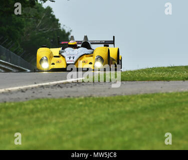 Keith Frieser, Oreca FLM09, Maestri Endurance leggende, Endurance racing, auto sportive, Le Mans Auto, Masters storica festa, Brands Hatch, maggio 2018. Foto Stock