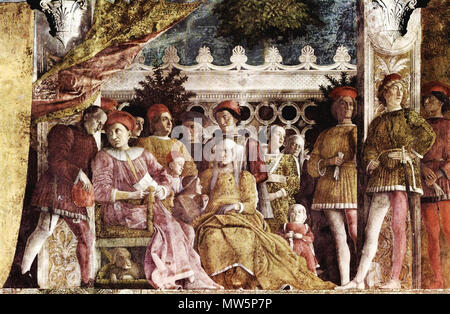 . Андре́а Манте́нья (итал. Andrea Mantegna, ок. 1431, Изола-ди-Картуро, ныне в области Венеция - 13 сентября 1506, Мантуя) - итальянский художник, представитель падуанской школы живописи. В отличие от большинства других классиков итальянского Ренессанса, писал в жёсткой и резкой манере. ===================== Andrea Mantegna (Italiano: [anˈdrɛːa manˈteɲɲa]; c. 1431 - 13 settembre 1506) era un pittore italiano. www.youtube.com/watch?v=5TjZbh cnR0 . 26 novembre 2017, 04:18. Leonid Ll 45 Andrea Mantegna 052 (37759854075) Foto Stock