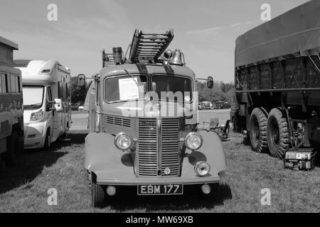 I veicoli militari mostrano a Llandudno, Galles Foto Stock