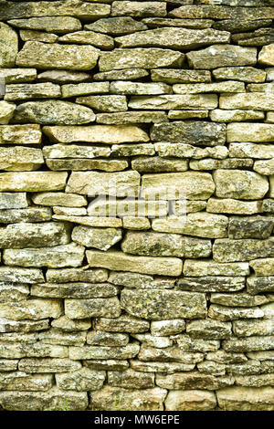 Old Cotswold Stonewall sfondo texture astratta per designer artisti e fotografi 3d Foto Stock