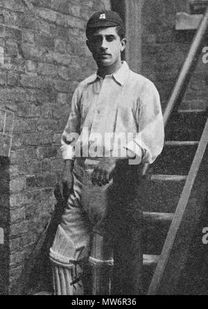 . Inglese: scansione di cricketer Willie Quaife . 1896. Foto di R W Thomas 507 W G Quaife Foto Stock