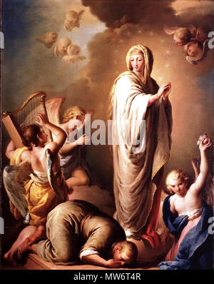 671 Inmaculada Concepción, de José Camarón Boronat (Museo Lazaro Galdiano, Madrid) Foto Stock