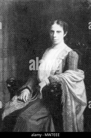 . Inglese: Ritratto di Alice Stone Blackwell (1857-1950) . tra 1880 e 1900. Unknown 38 Alice-pietra-blackwell Foto Stock