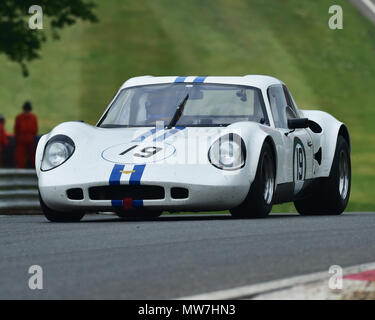 Andrew Owen, Mark Owen, Chevron B8, FIA, Masters storico di vetture sportive, auto sportive, Le Mans Auto, Masters storica festa, Brands Hatch, maggio 2018. B Foto Stock