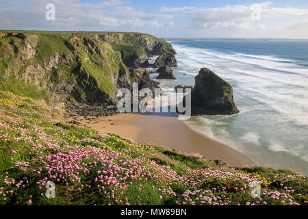 Bedruthan Steps Foto Stock