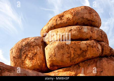 Devils Marbles (Karlu Karlu) Conservation Reserve, Territorio del Nord, l'Australia Foto Stock