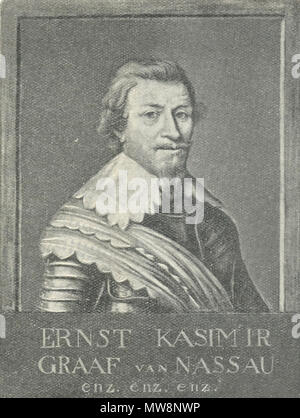 . Nederlands: nl:Ernst Casimir van Nassau-Dietz . Il 16 aprile 2007 (originale data di caricamento) (testo originale: 17e eeuw). Sconosciuto 193 Ernst Casimir Foto Stock