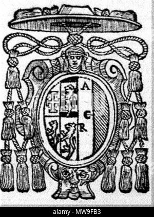 . Inglese: stemma di Francesco Cornaro (Cardinale) . Il 26 giugno 2012. 112 sconosciuto il Cardinale Francesco Cornaro COA Foto Stock