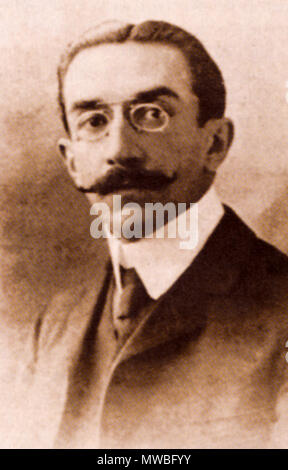 . Español: Germán Arenas (1870-1948), abogado y polìtico peruano, ministro de Gobierno y Primer Ministro (1918-1919). Il 5 maggio 2012. Estudio Courret - c. 1910 241 tedesco Arenas Foto Stock