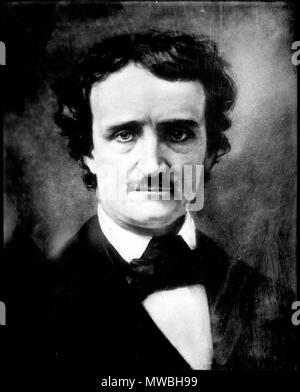 . Unidentified ritratto di en:Edgar Allan Poe; ritratto è stata fotografata alla en:University of Virginia nel 1913. Originale: sconosciuto; fotografato il 12 maggio 1913. sconosciuto; fotografato da Rufus W. Holsinger (1866? - 1930)< 177 Edgar Allan Poe ritratto Foto Stock